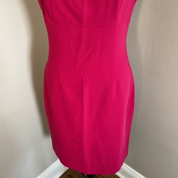 Tahari fuschia dres - Picture 3 of 10